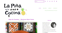 Desktop Screenshot of pinaenlacocina.com