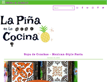 Tablet Screenshot of pinaenlacocina.com